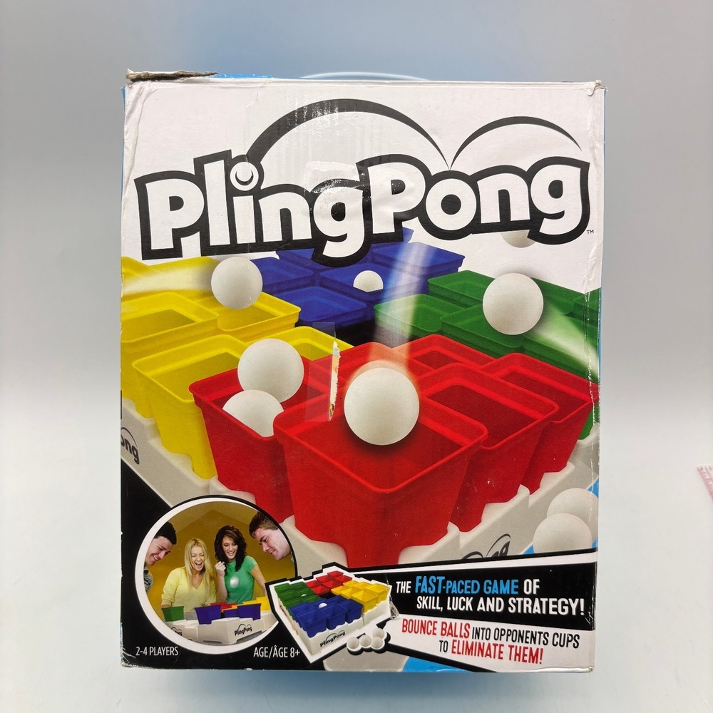 Buffalo Games PlingPong Tabletop Party Game 100% Complete Used Fast Paced